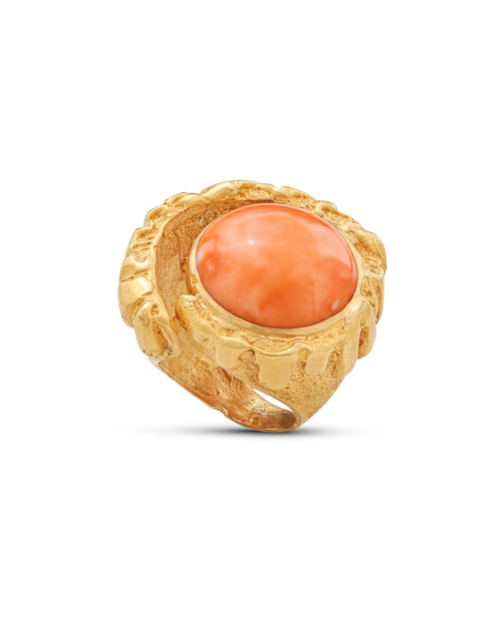Bordi Collection18K Gold And Coral
Spirale Ring - Nado's Jewellery