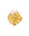 18K Gold And Pearls 
Grappolo Ring - Nado's Jewellery