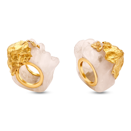 Bordi Collection 21K Gold Foil
Effetto Rose Quartz - Nado's Jewellery