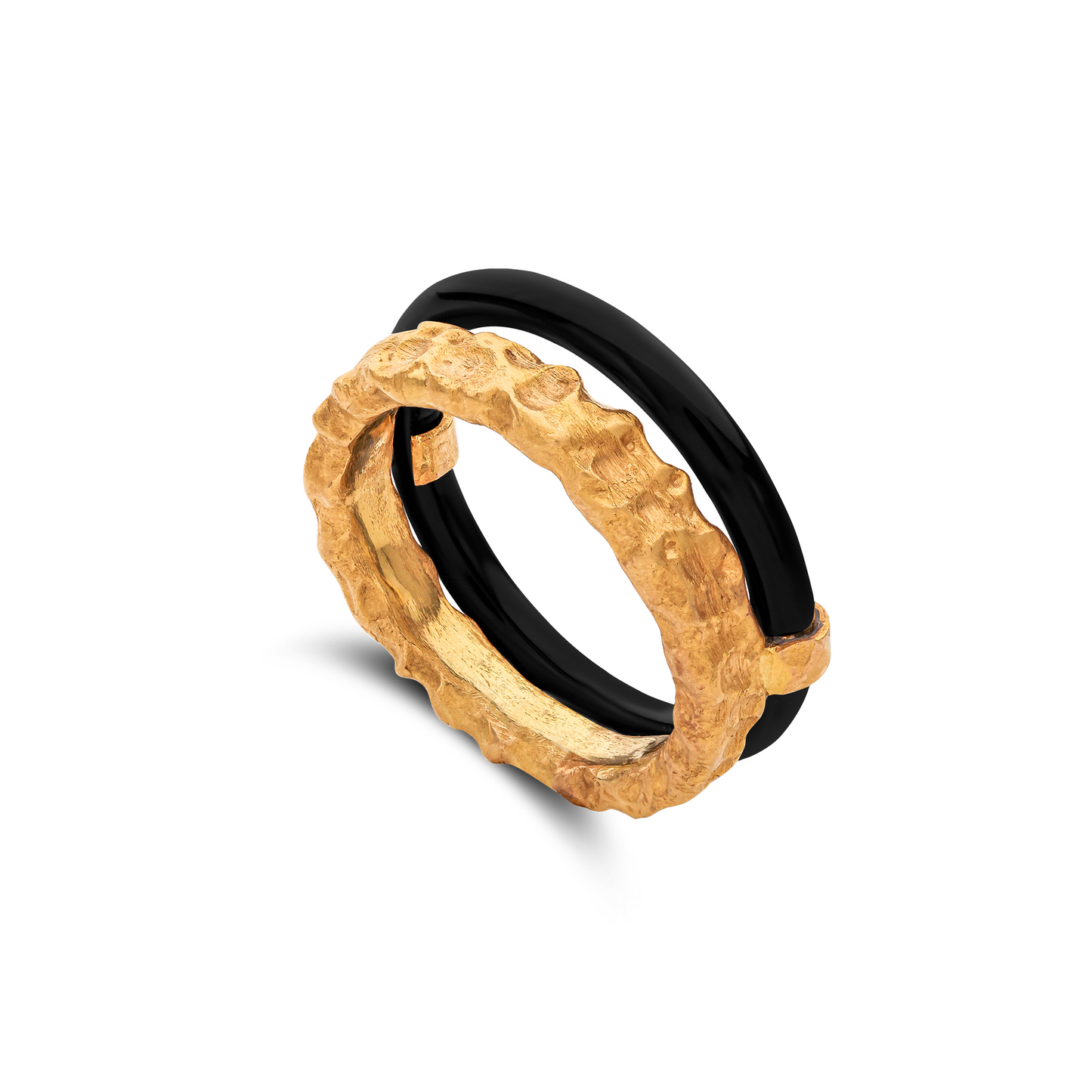 Ring Two Onyx - Nado's Jewellery