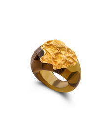  Bordi Collection Smoke Quartz 21K Gold Foil
Effetto 
Brillante - Nado's Jewellery