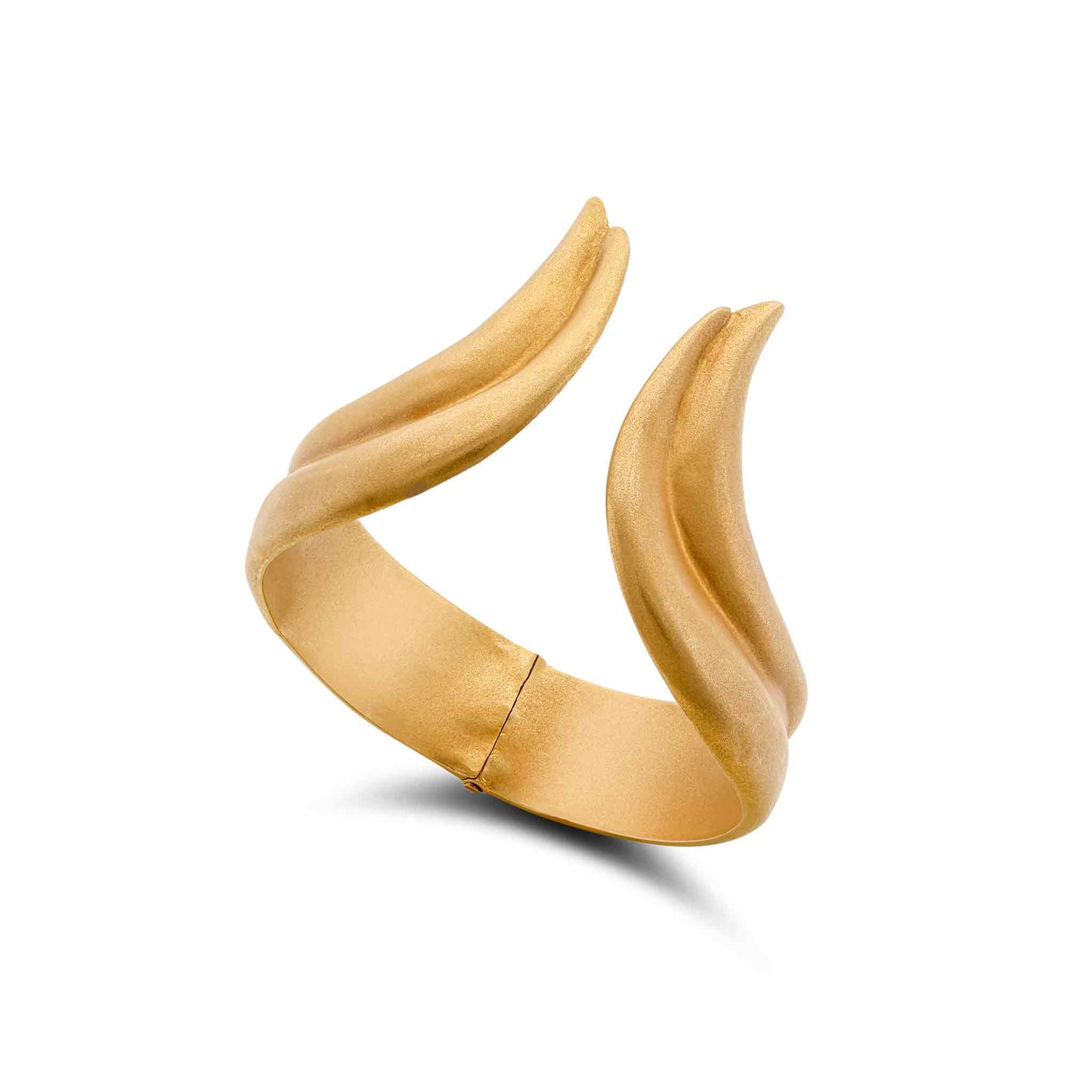 Tesoro Collection 21K Gold Leaf Cuff - Nado's Jewellery