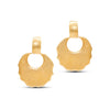 Tesoro Collection 21K Gold Smooth Doorknocker Earrings - Nado's Jewellery