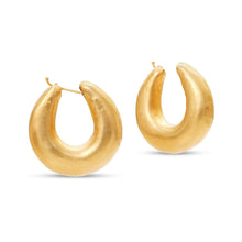  Tesoro Collection 21K Gold Chunky Crescent Earrings - Nado's Jewellery