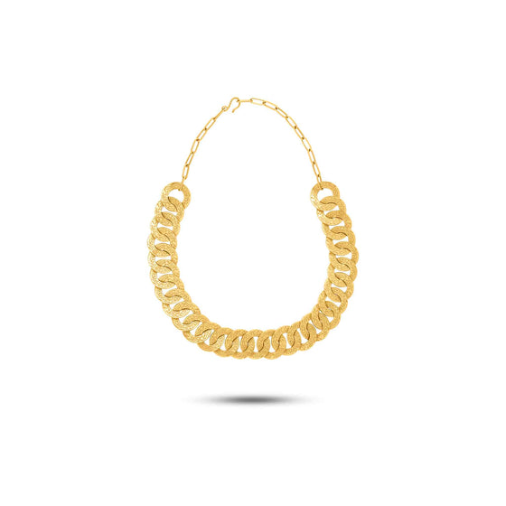 Tesoro Collection 21K Gold Chain-Link Necklace - Nado's Jewellery