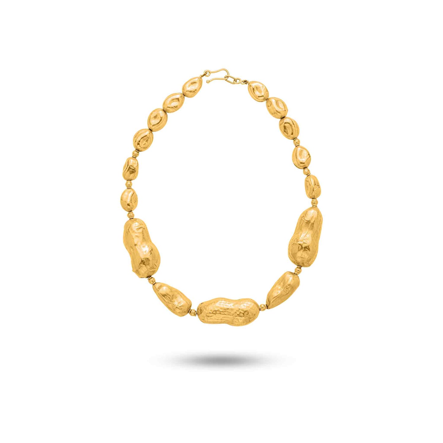Noccioline Collection 21K Gold Peanut Collier - Nado's Jewellery
