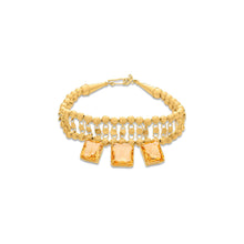  Pietre Collection 21K Gold Citrine Trio Collier - Nado's Jewellery