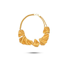  Tesoro Collection 21K Gold Ginko Leaves Necklace - Nado's Jewellery