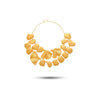Tesoro Collection 21K Gold Two-Tier Ginko Leaves Necklace - Nado's Jewellery