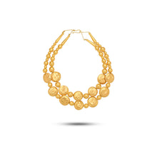  Tesoro Collection 21K Gold Two-Tier Multi-Sized Termes Collier - Nado's Jewellery