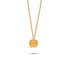  Tesoro Collection 21K Gold Horn Coin Pendant - Nado's Jewellery