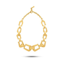  Tesoro Collection 21K Gold Geometric Links Necklace - Nado's Jewellery
